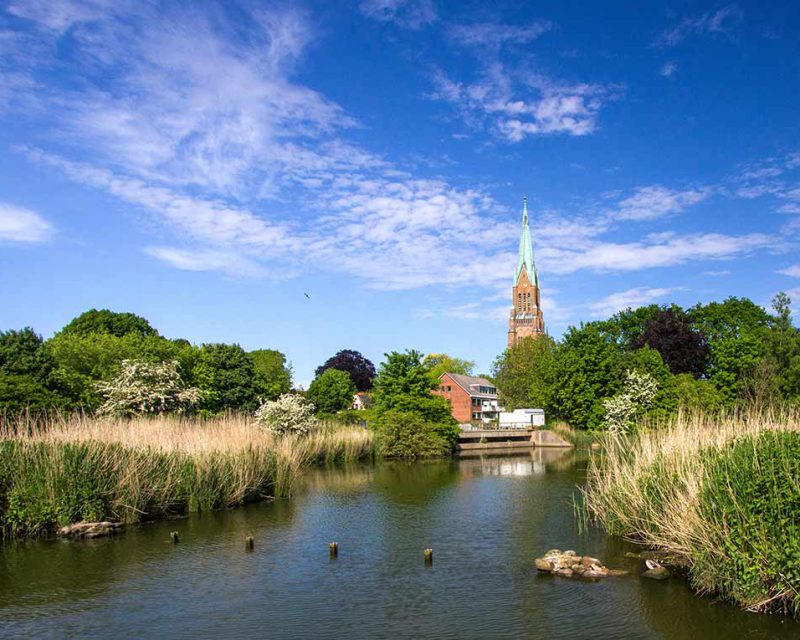 Landschaftsaufnahme Schleswiger Dom